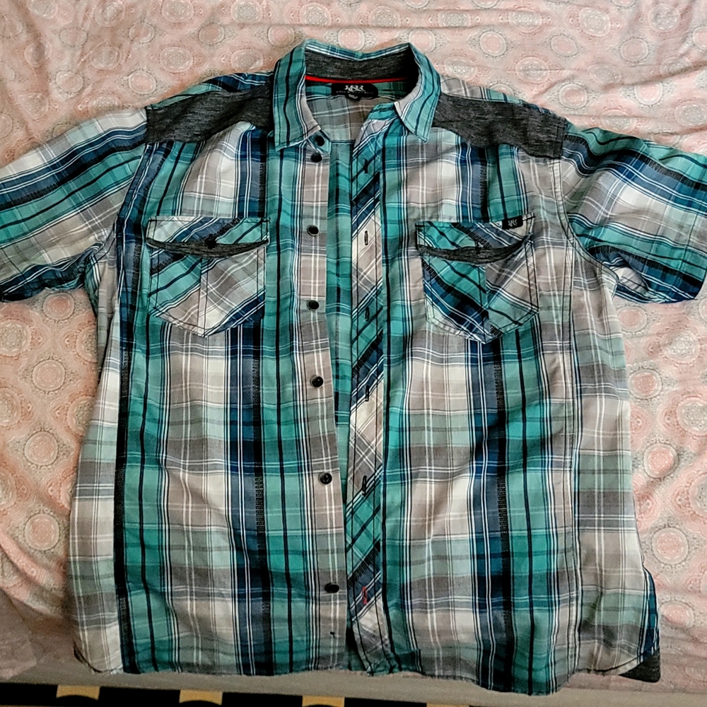 Rock & Replic short sleeve button down